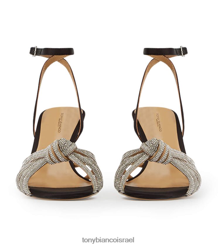 נעלי עקב | נשים סאטן שחור Tony Bianco עקבים של הלנה 8BNR8T84